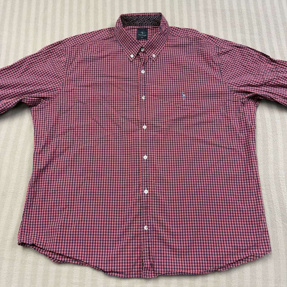 Tailorbyrd Collection Men 2XL Long Sleeve Shirt Casual Button Up